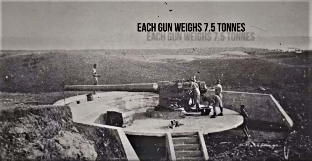 “6-inch naval guns, 1940s” Source: https://youtu.be/J-kqwhynrJI